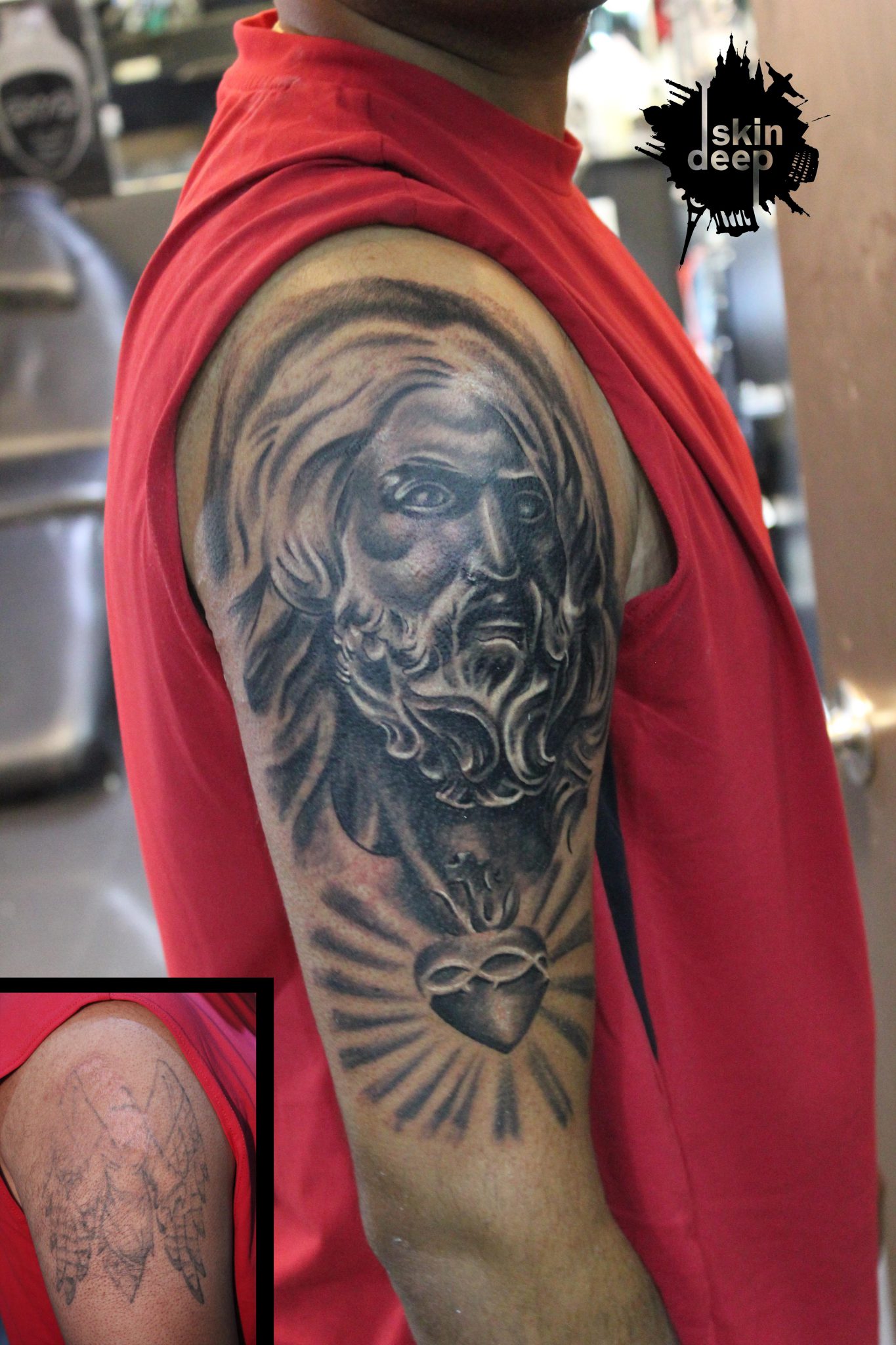 Cover Up Tattoo – Jesus