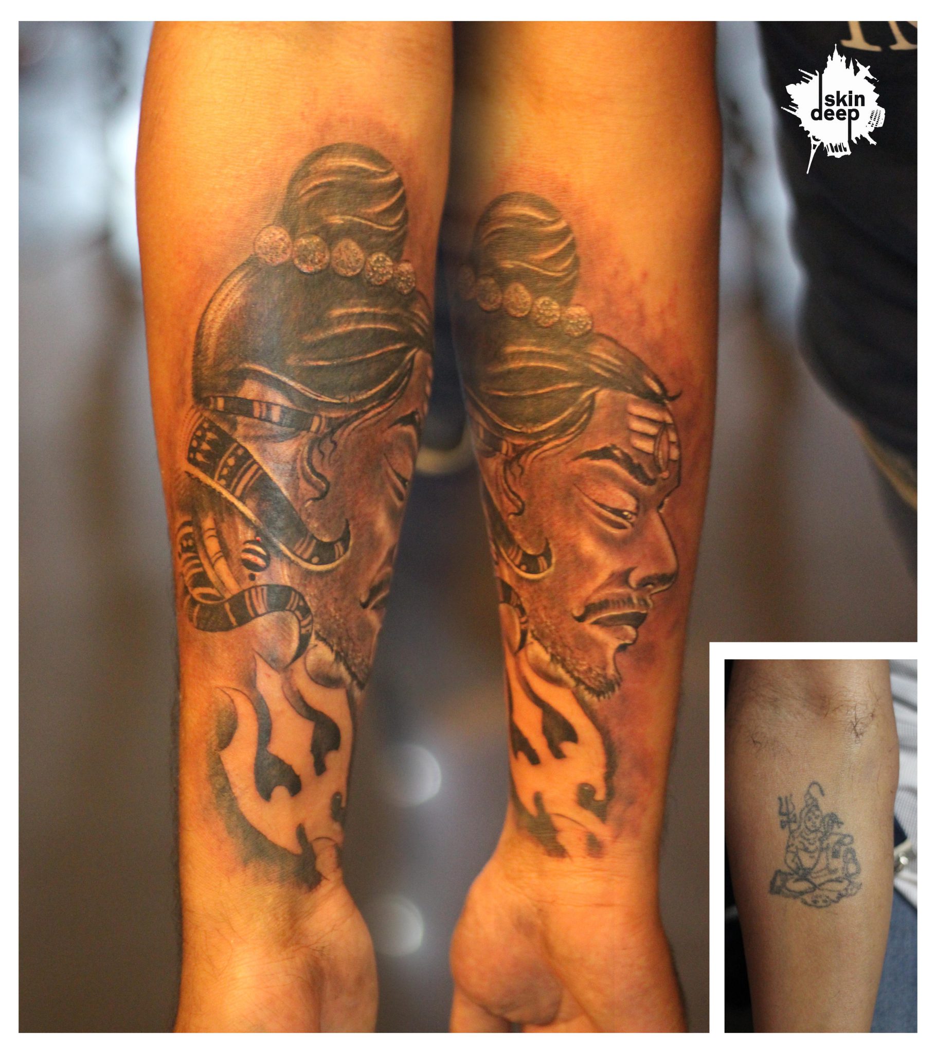 Cover Up Tattoo – Shiva