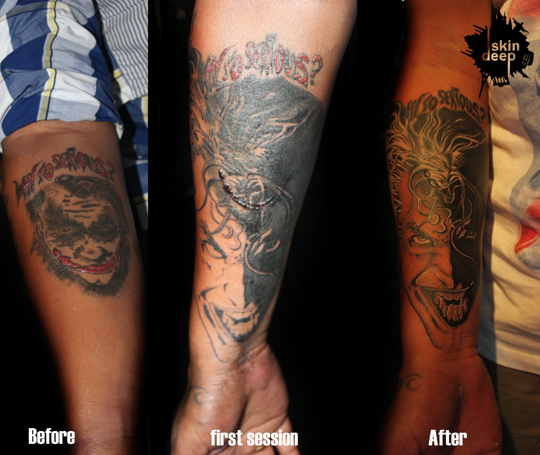 Cover Up Tattoo – Joker